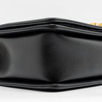 CHANEL NEW MEDIUM BOY BAG CAVIAR BLACK GHW (MICROCHIP)