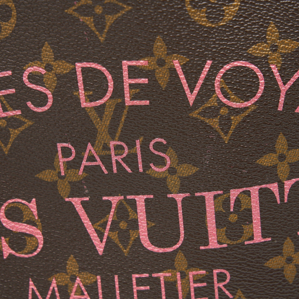 LOUIS VUITTON EDITION IKAT NEVERFULL GM IN MONOGRAM AND PINK
