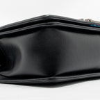 CHANEL MEDIUM BOY BAG LAMBSKIN BLACK RUTHENIUM HARDWARE