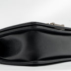 CHANEL SMALL BOY BAG CAVIAR BLACK SHW (MICROCHIP)