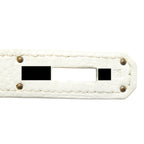 HERMES BIRKIN 30 CLEMENCE BLANC GHW