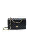 CHANEL MEDIUM CLASSIC DOUBLE FLAP 25CM CAVIAR BLACK GHW (MICROCHIP)