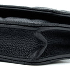 CHANEL CLASSIC WALLET ON CHAIN CAVIAR BLACK SHW(MICROCHIP)