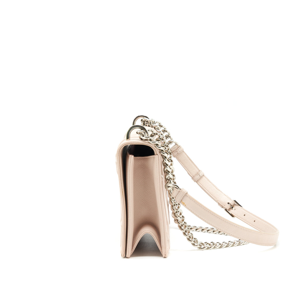 DIOR MEDIUM DIORAMA BAG GRAINED CALFSKIN BEIGE SHW