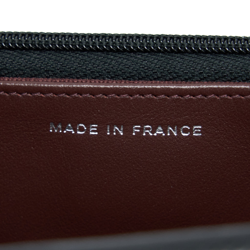 CHANEL CLASSIC WALLET ON CHAIN CAVIAR BLACK SHW(MICROCHIP)