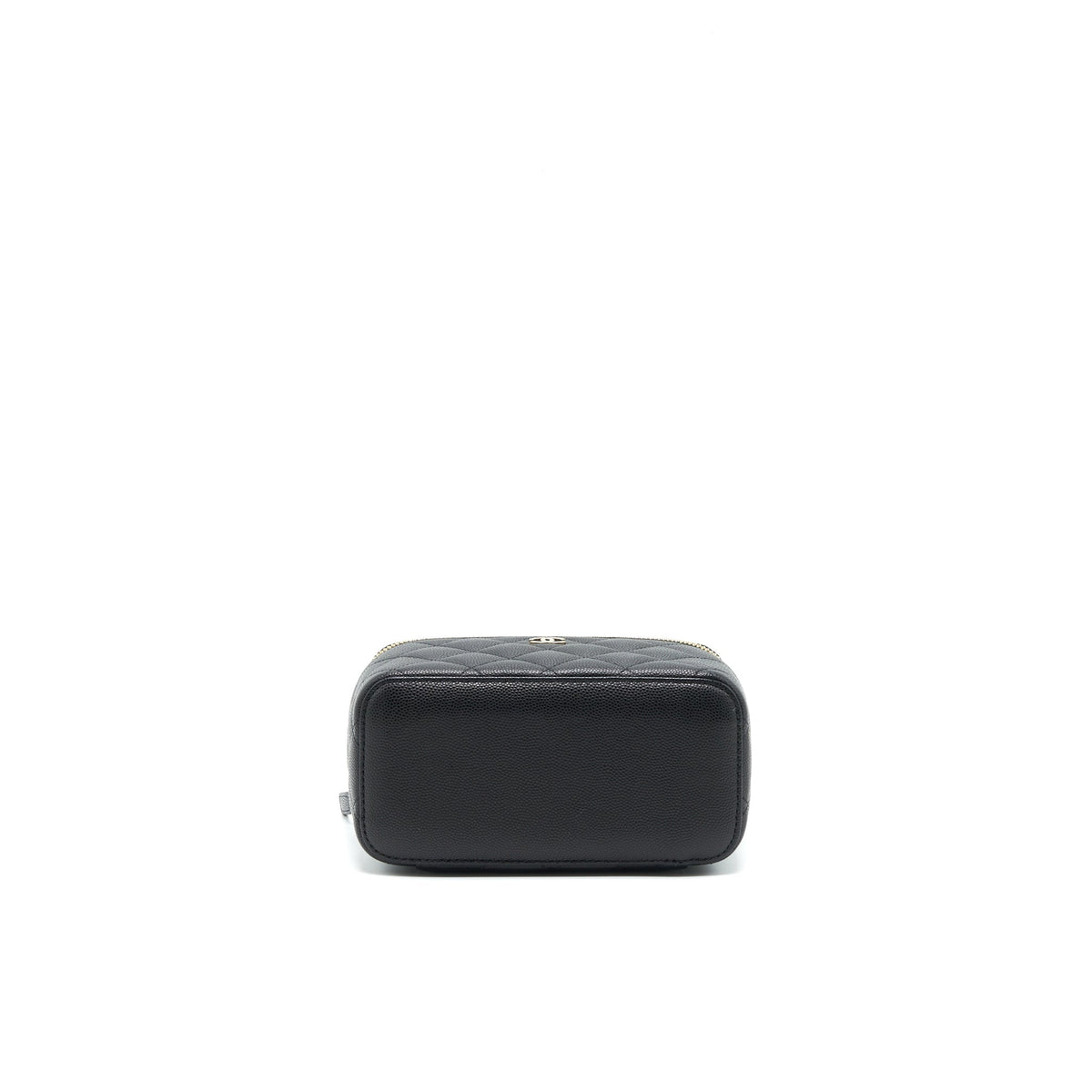 CHANEL CAVIAR LONG VANITY WITH CHAIN CAVIAR BLACK LGHW
