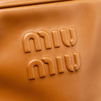 Miu Miu Medium Beau Bag Calfskin Cognac GHW