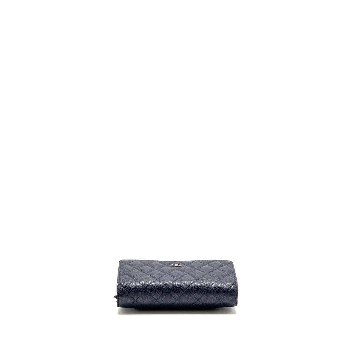 Chanel Classic Wallet on Chain Caviar Navy SHW