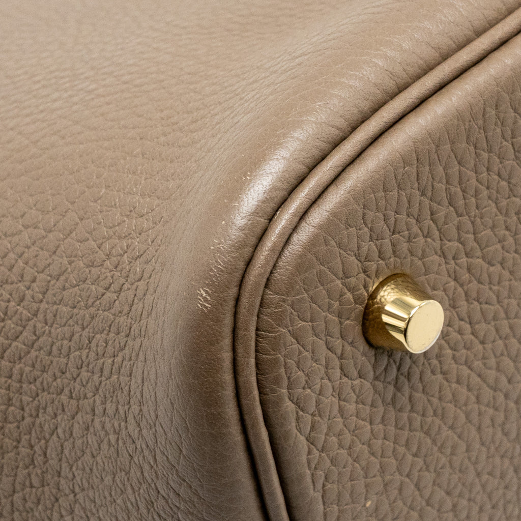 HERMES PICOTIN 22 LOCK BAG CLEMENCE ETOUPE GHW