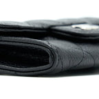 CHANEL CLASSIC FLAP CARD HOLDER CAVIAR BLACK SHW