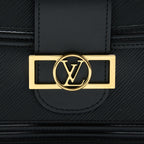 LOUIS VUITTON DAUPHINE MM EPI BLACK GHW