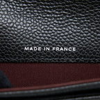 CHANEL CLASSIC FLAP CARD HOLDER CAVIAR BLACK SHW