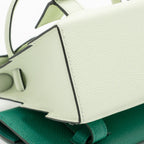 Hermes Kellydole / Kelly Dole picto epsom vert fizz/ nata/ rose Texas / vert jade SHW