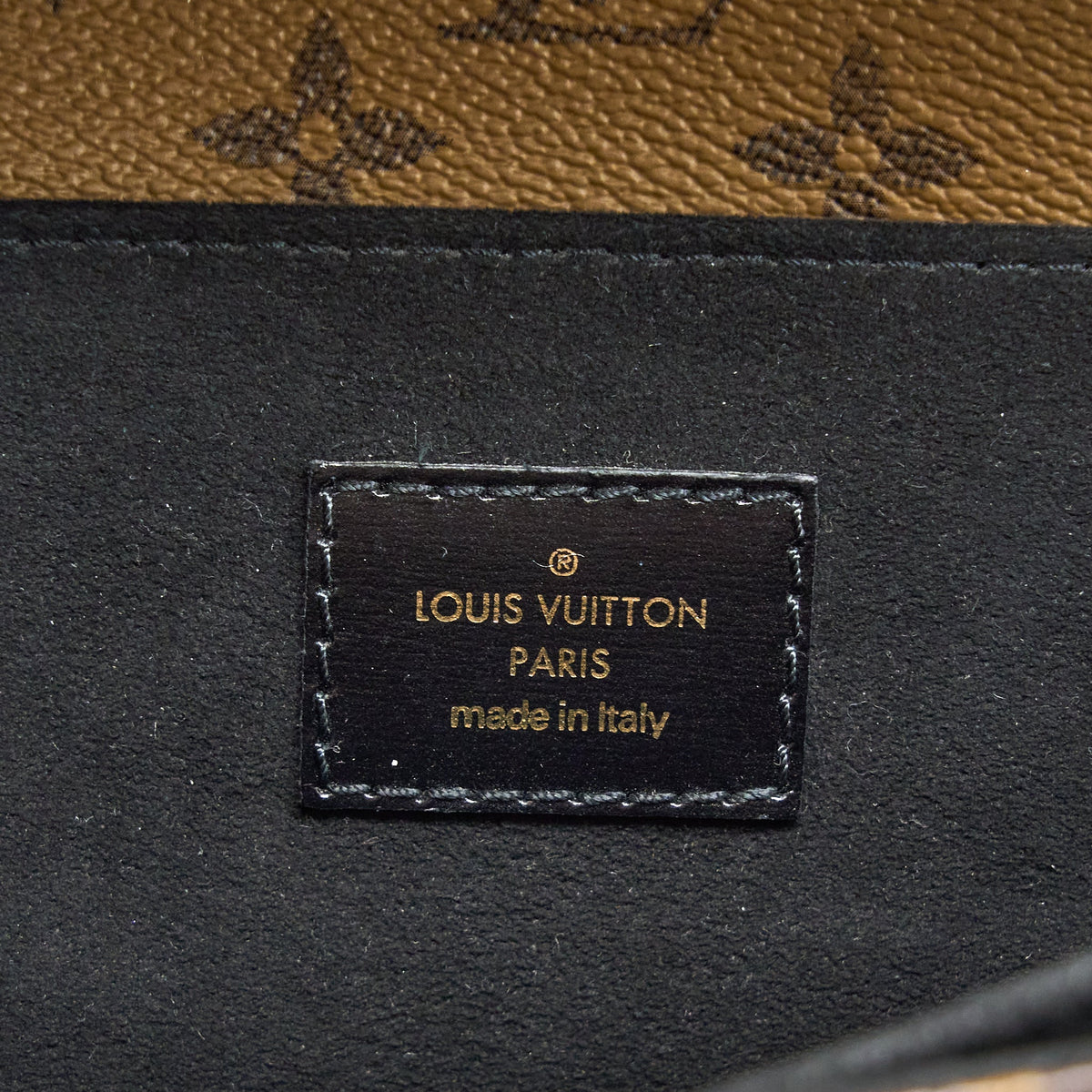 LOUIS VUITTON POCHETTE MÉTIS MONOGRAM REVERSE CANVAS GHW
