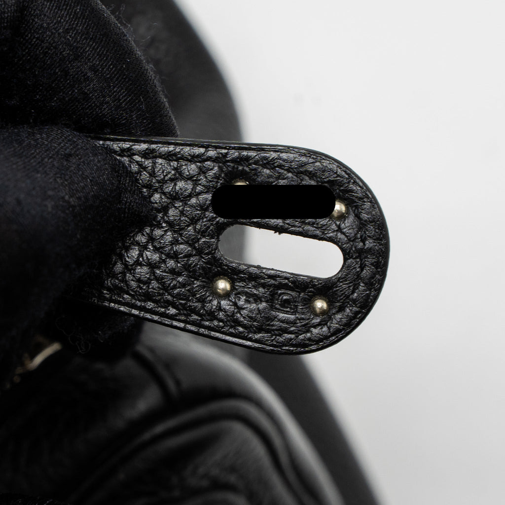 Hermes Lindy 30 Clemence Black SHW
