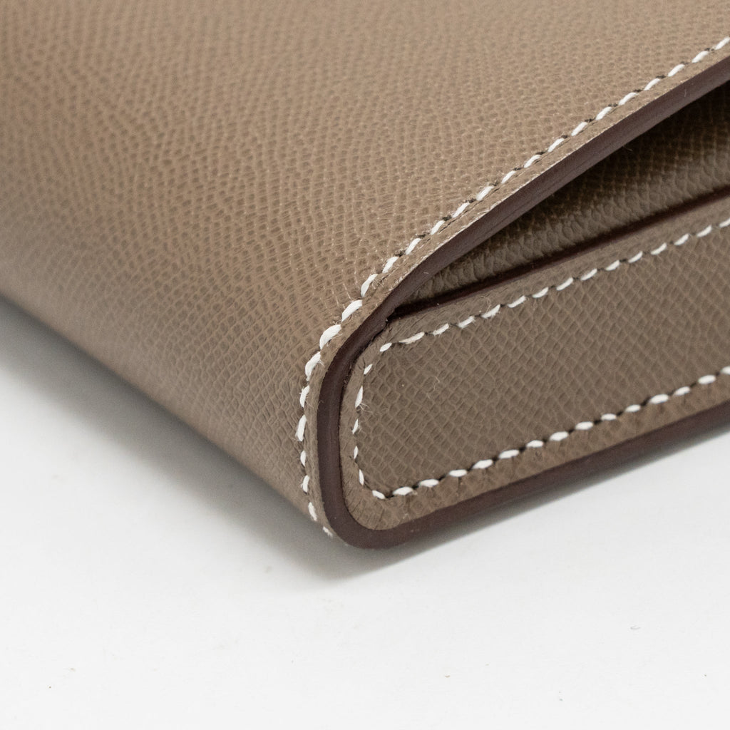 Hermes Charniere To Go Pouch Madame Etoupe SHW