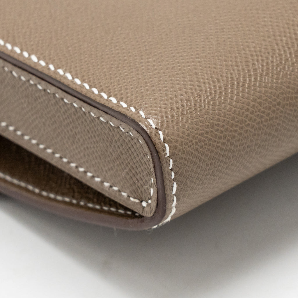 Hermes Charniere To Go Pouch Madame Etoupe SHW