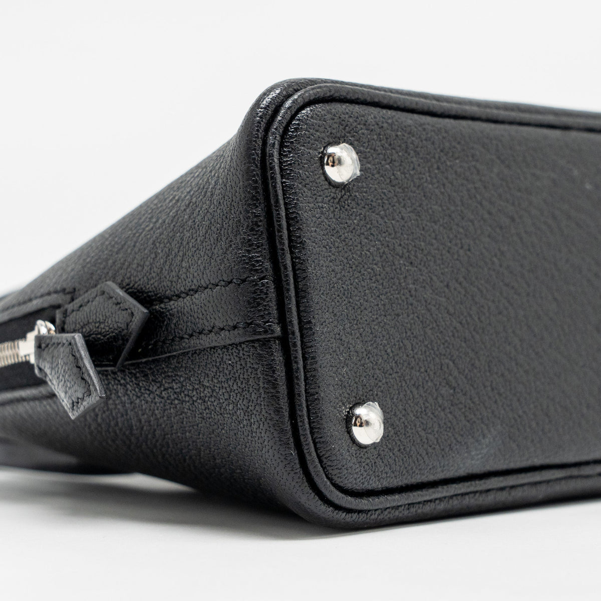 Hermes mini bolide chevre Mysore black SHW