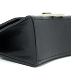 BALENCIAGA HOURGLASS AS GRAINED CALFSKIN BLACK SHW