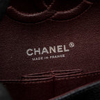 CHANEL MEDIUM CLASSIC DOUBLE FLAP BAG CAVIAR BLACK SHW