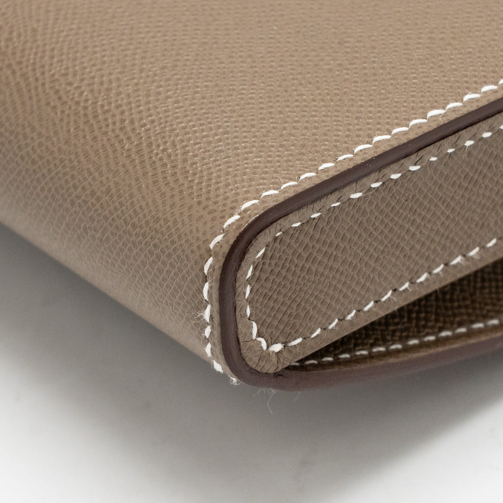 Hermes Charniere To Go Pouch Madame Etoupe SHW