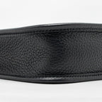 Hermes mini evelyne short clemence black/gris misty SHW