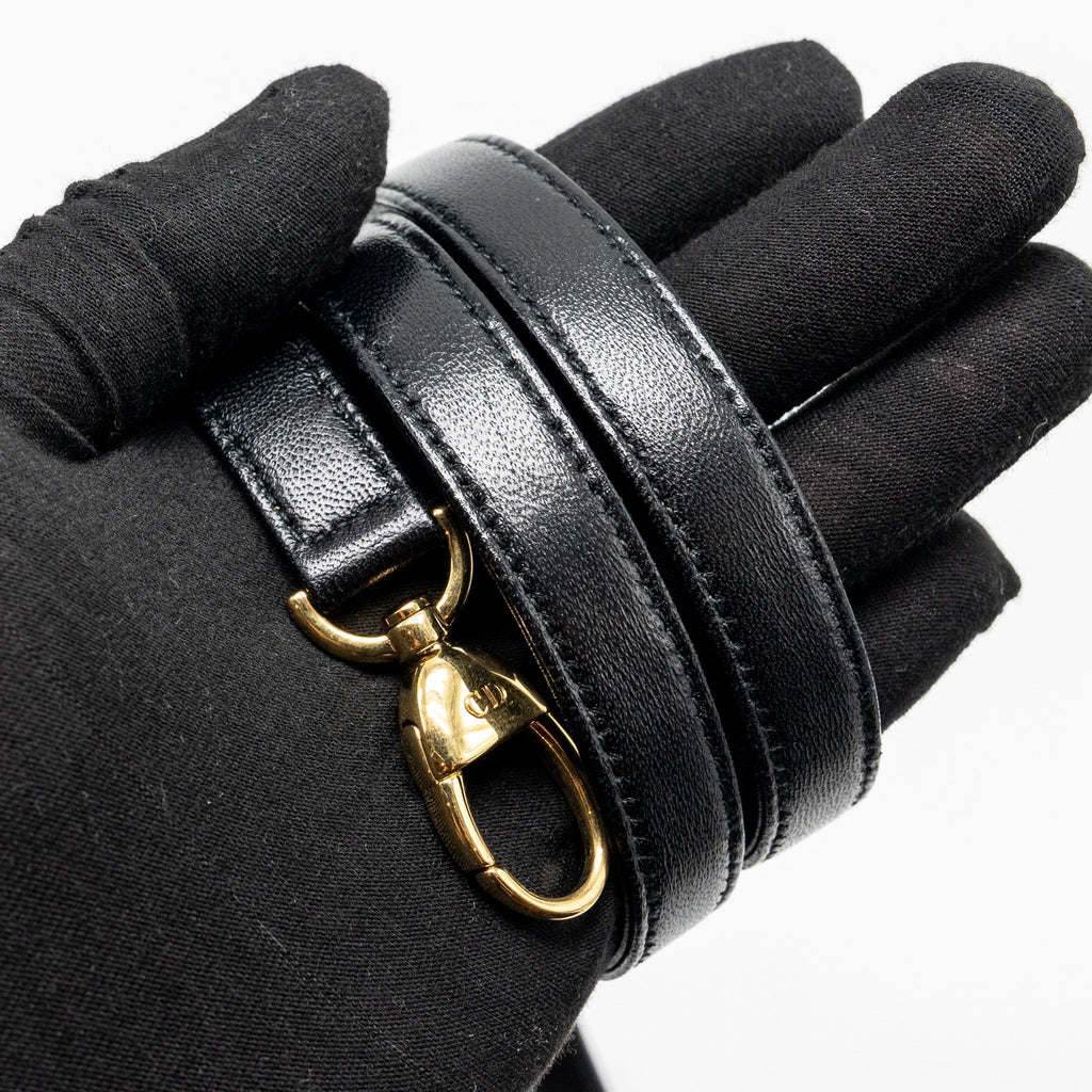 DIOR LARGE LADY DIOR LAMBSKIN BLACK GHW