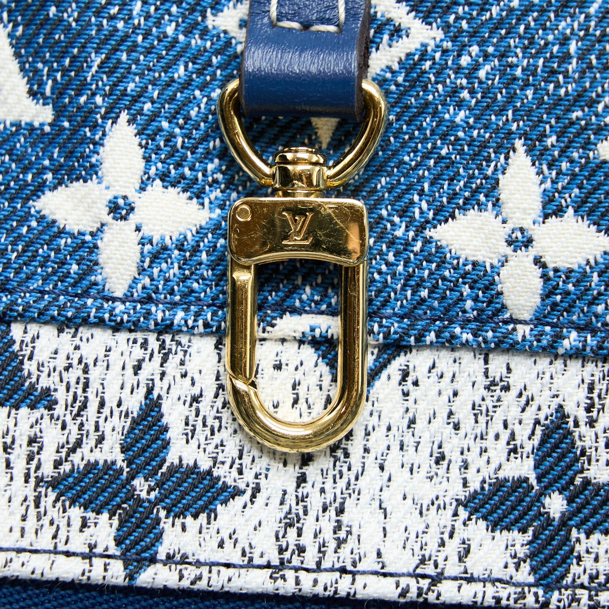 LOUIS VUITTON LIMITED EDITION ONTHEGO MM DENIM GHW