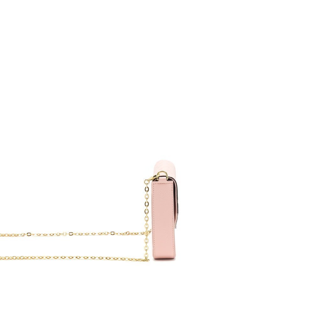 LOUIS VUITTON FELICIE POCHETTE MONOGRAM EMPREINTE ROSE POUDRE