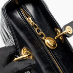 DIOR LARGE LADY DIOR LAMBSKIN BLACK GHW