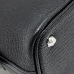 HERMES MINI BOLIDE CHEVRE MYSORE BLACK SHW