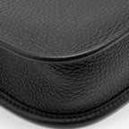 Hermes mini evelyne short clemence black/gris misty SHW