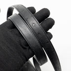 HERMES CONSTANCE 24 OSTRICH BLACK SHW