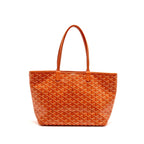 Goyard Artoise PM tote bag Goyardine canvas / calfskin orange SHW
