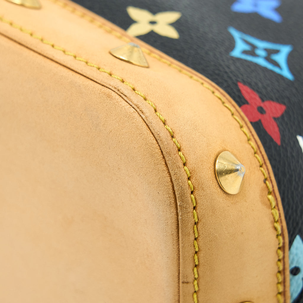 LOUIS VUITTON ALMA BAG MONOGRAM CANVAS MULTICOLOUR/ BLACK GHW