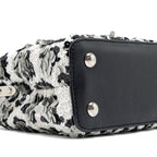 LOUIS VUITTON CAPUCINES MINI LIMITED EDITION SUQUIN / LEATHER MULTICOLOUR BLACK SHW