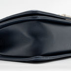 Chanel Medium Chevron Boy Bag Calfskin Blue SHW
