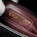 CHANEL SMALL COCO HANDLE CAVIAR BLACK LGHW (MICROCHIP)