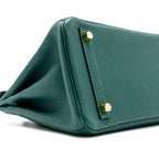 HERMES BIRKIN 25 TOGO Z6 MALACHITE GHW