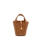 Hermes picotin 18 lock bag clemence gold GHW