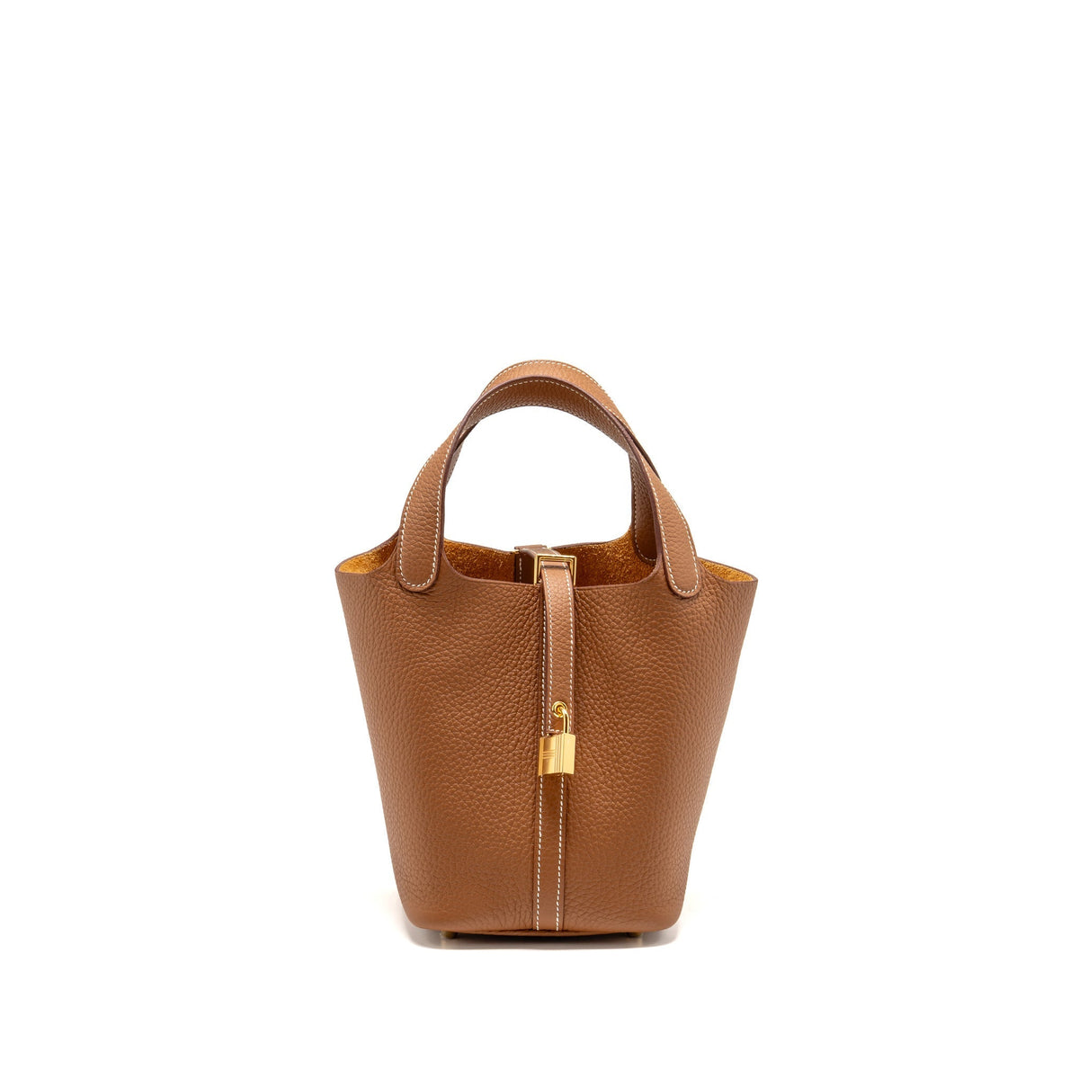 Hermes picotin 18 lock bag clemence gold GHW