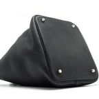 HERMES PICOTIN 22 BAG CLEMENCE BLACK SHW