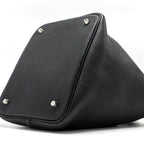 HERMES PICOTIN 22 BAG CLEMENCE BLACK SHW
