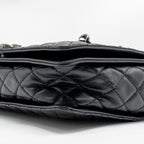 CHANEL MULTI CHAIN BOY BAG CALFSKIN/TWEED BLACK SHW