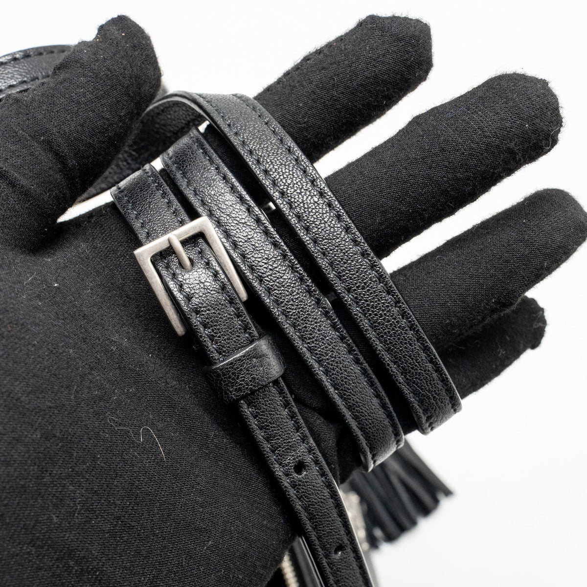 Saint Laurent/YSL Lou Camera Bag Calfskin Black SHW
