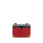 PRADA CASHIER BAG CALFSKIN RED /BLACK GHW