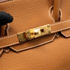 HERMES BIRKIN 30 TOGO GOLD GHW