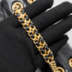CHANEL QUILTED FLAP BACKPACK CAVIAR BLACK GHW (MICROCHIP)