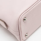 Hermes mini bolide evercolor mauve pale/ caramel SHW