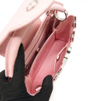 LOUIS VUITTON CAPUCINES BB IN PINK WITH RED FLORAL PATTERN